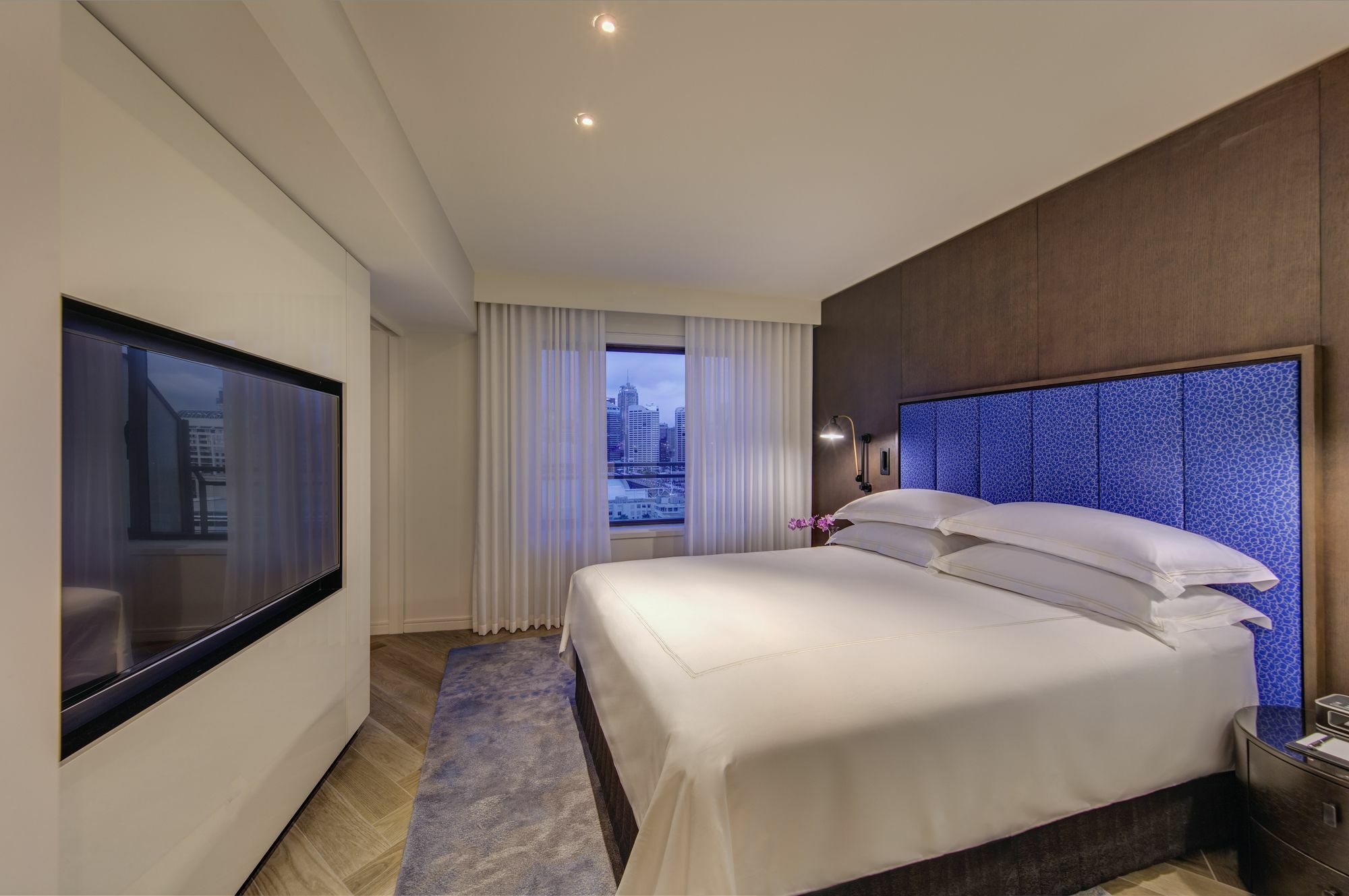 The Star Grand Hotel And Residences Sydney Exterior foto A bedroom at the hotel