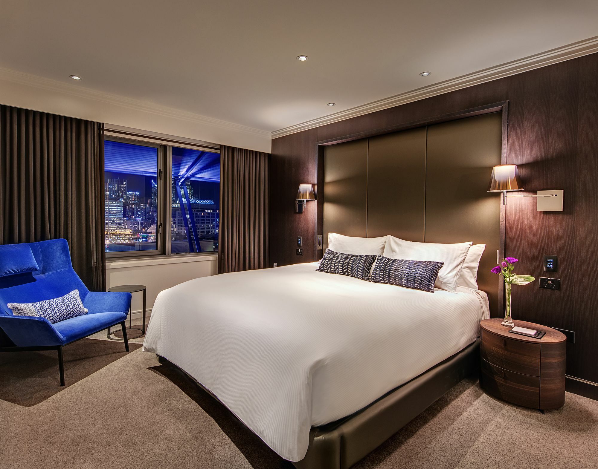 The Star Grand Hotel And Residences Sydney Exterior foto A bedroom at the hotel